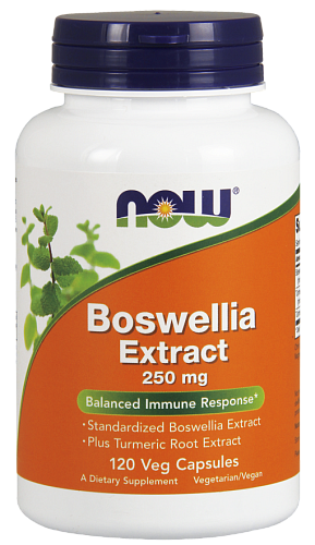 NOW Boswellia, Босвеллия Экстракт 250 мг - 120 капсул