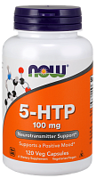 NOW 5-HTP 5-ГидроксиТриптофан 100 мг - 120 капсул