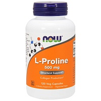 L-Proline 500 mg. L-Пролин  (аминокислота) 500 мг - 120 капсул