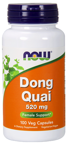 NOW Dong Quai, Дудник Китайский 520 мг - 100 капсул