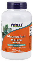 NOW Magnesium Malate,  Магний Малат 1000 мг - 180 таблеток