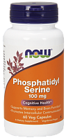 NOW Phosphatidyl Serine, Фосфатидил Серин 100 мг - 60 капсул