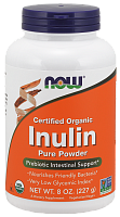NOW Inulin Prebiotic FOS, Инулин Пребиотик Порошок - 227 г