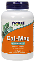 NOW Cal-Mag Stress, Кал-Маг Стресс - 100 таблеток
