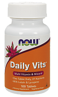 NOW Daily Vits, Дейливитс, Витамины и Минералы Комплекс - 100 таблеток