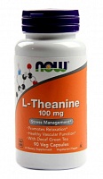 NOW L-Theanine, L-Тианин 100 мг - 90 капсул