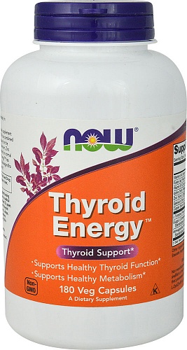 NOW Thyroid Energy, Тироид Энерджи - 180 капсул