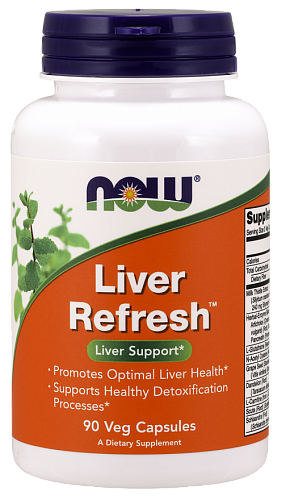 NOW Liver Refresh (Liver Detoxifier), Ливер Рефреш - 90 капсул