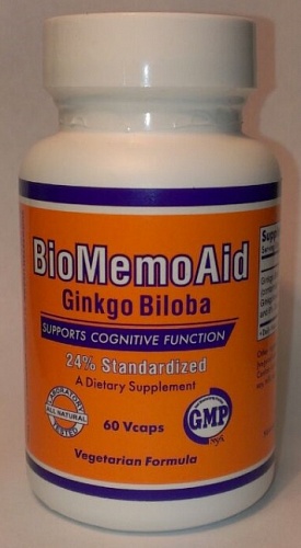 BIO Ginkgo Biloba, Гинкго Билоба Экстракт 350 мг - 60 капсул