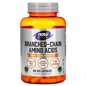 BRANCHED-CHAIN AMINO ACIDS 120  veg capsules «аминокислоты с разветвлёнными цепями»
