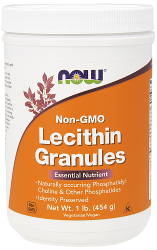 NOW Lecithin Granules, Лецитин Гранулы - 454 гр.