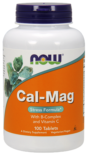 NOW Cal-Mag Stress, Кал-Маг Стресс - 100 таблеток