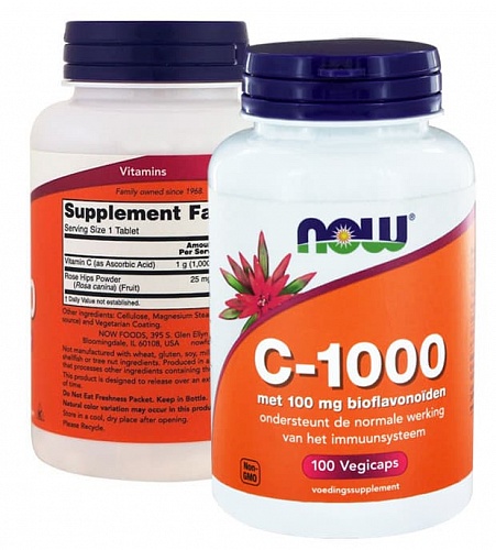 NOW C-1000, Витамин С-1000 - 100 капсул