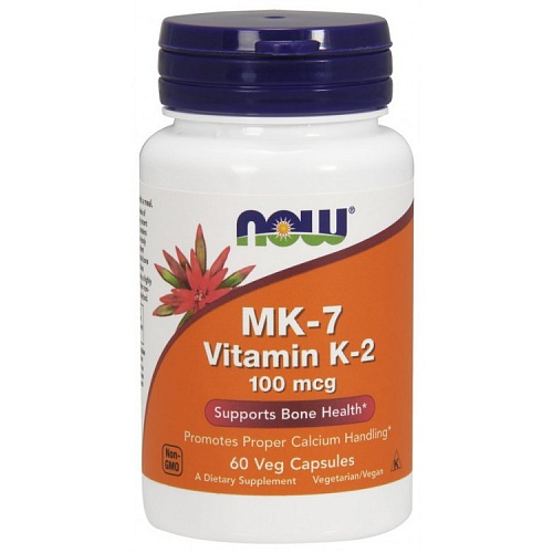 NOW Витамин К-2 (МК-7) - 60 капсул
